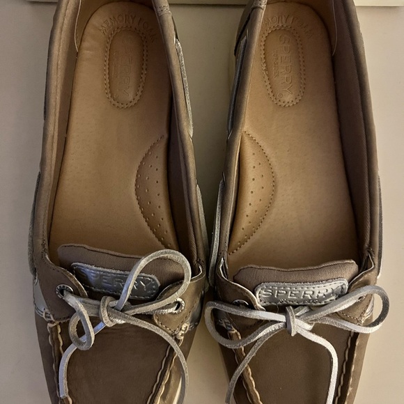 Sperry Women's Grayish/Brown Boat Shoes - Picture 4 of 7